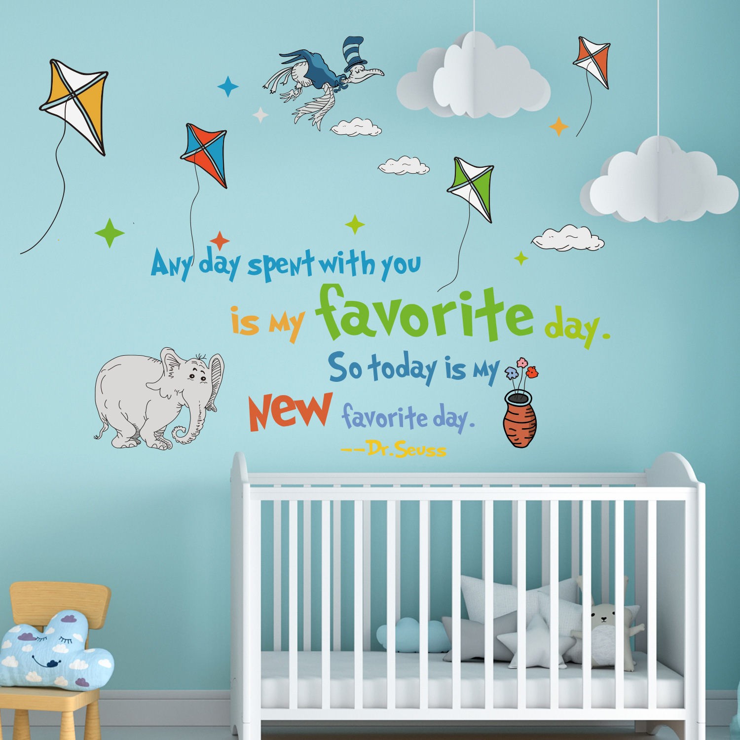 Colorful Dr. Seuss Inspiration - огляд і ціна Kids Education Quote