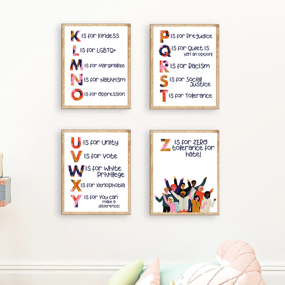 Nursery Alphabet Human Rights  - огляд і ціна Kids Education Quote